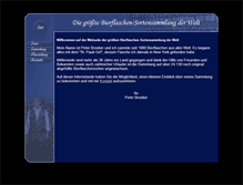 Tablet Screenshot of bierflaschensammlung.de